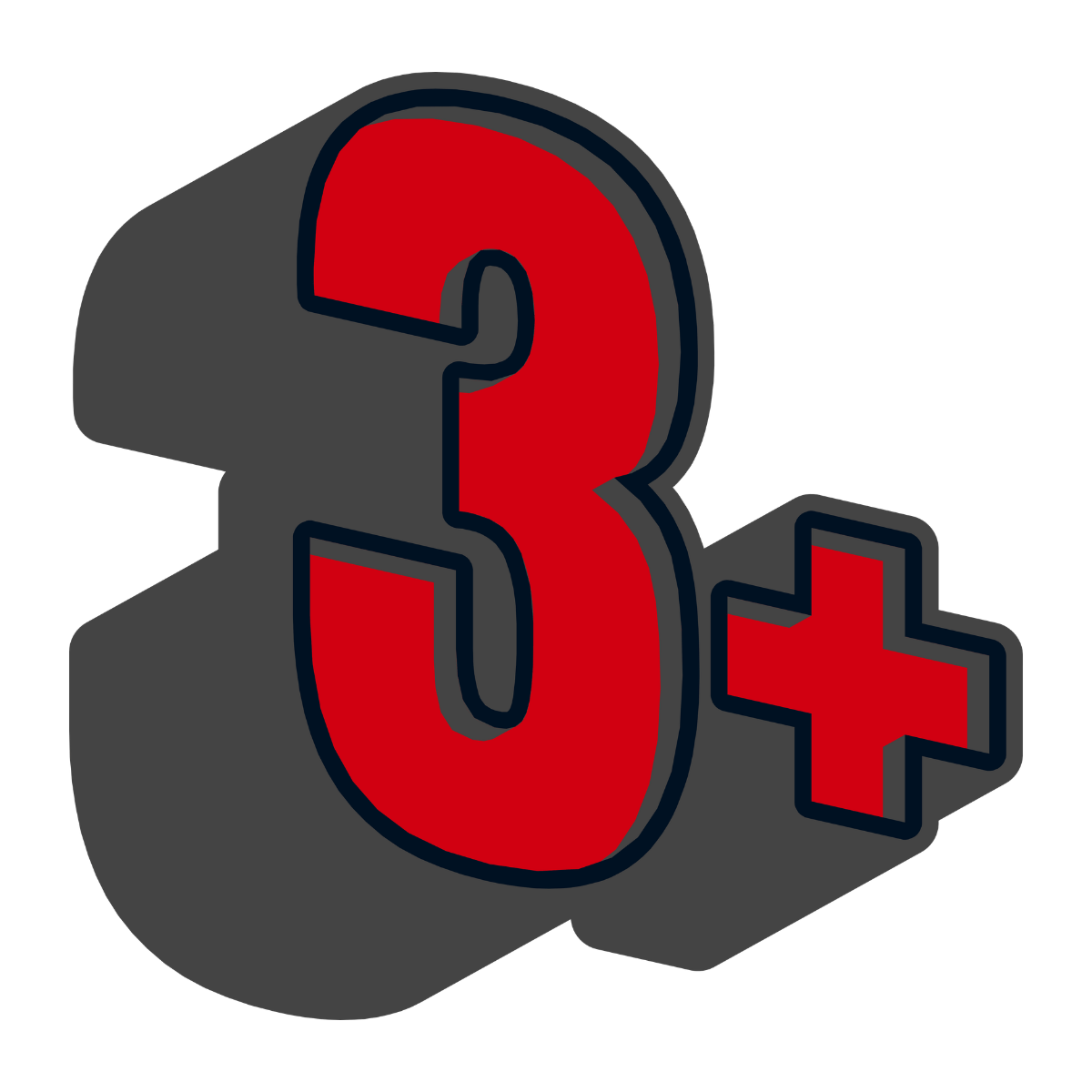 3+